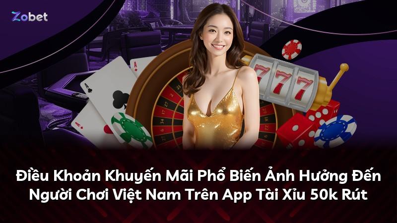 Điều Khoản Khuyến Mãi Phổ Biến Ảnh Hưởng Đến Người Chơi Việt Nam Trên App Tài Xỉu 50k Rút