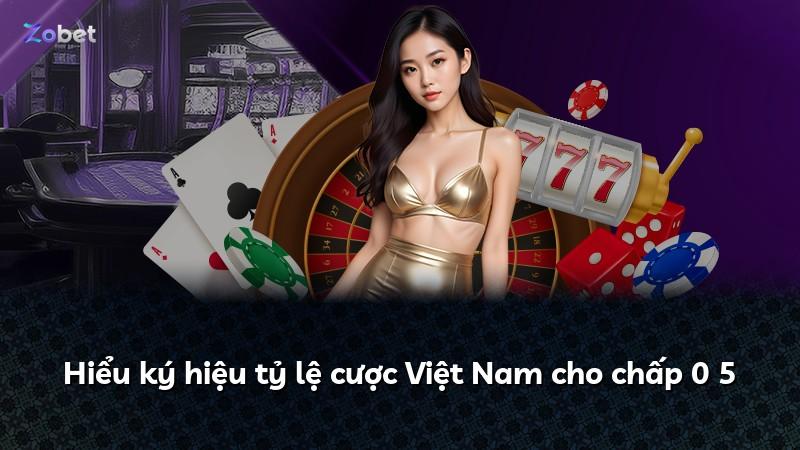 Hiểu ký hiệu tỷ lệ cược Việt Nam cho chấp 0 5