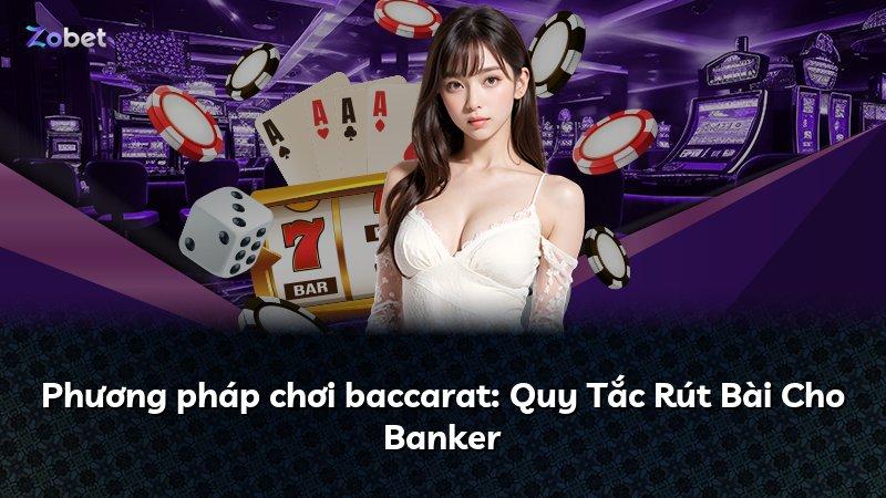 Phương pháp chơi baccarat: Quy Tắc Rút Bài Cho Banker